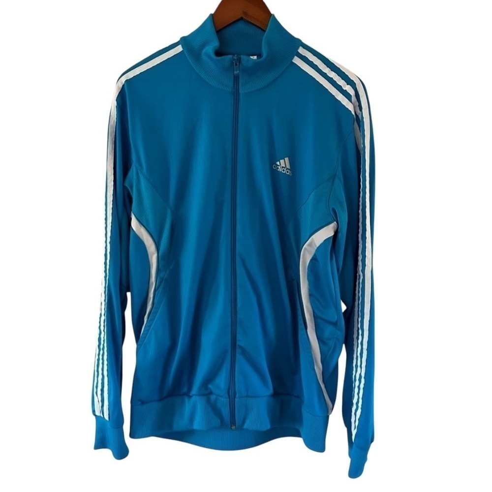 VINTAGE ADIDAS TRACK SUIT JACKET PURCHASED IN PARIS FRANCE UK SIZE 42/44